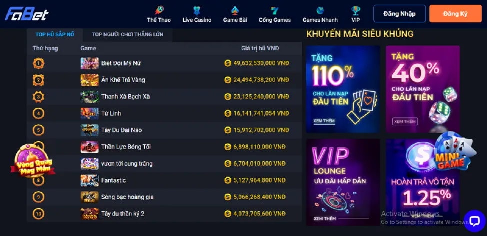 Đánh giá các trò chơi mới tại f168n code: Thể thao, Casino, Nổ Hũ, Bắn Cá, Đá Gà